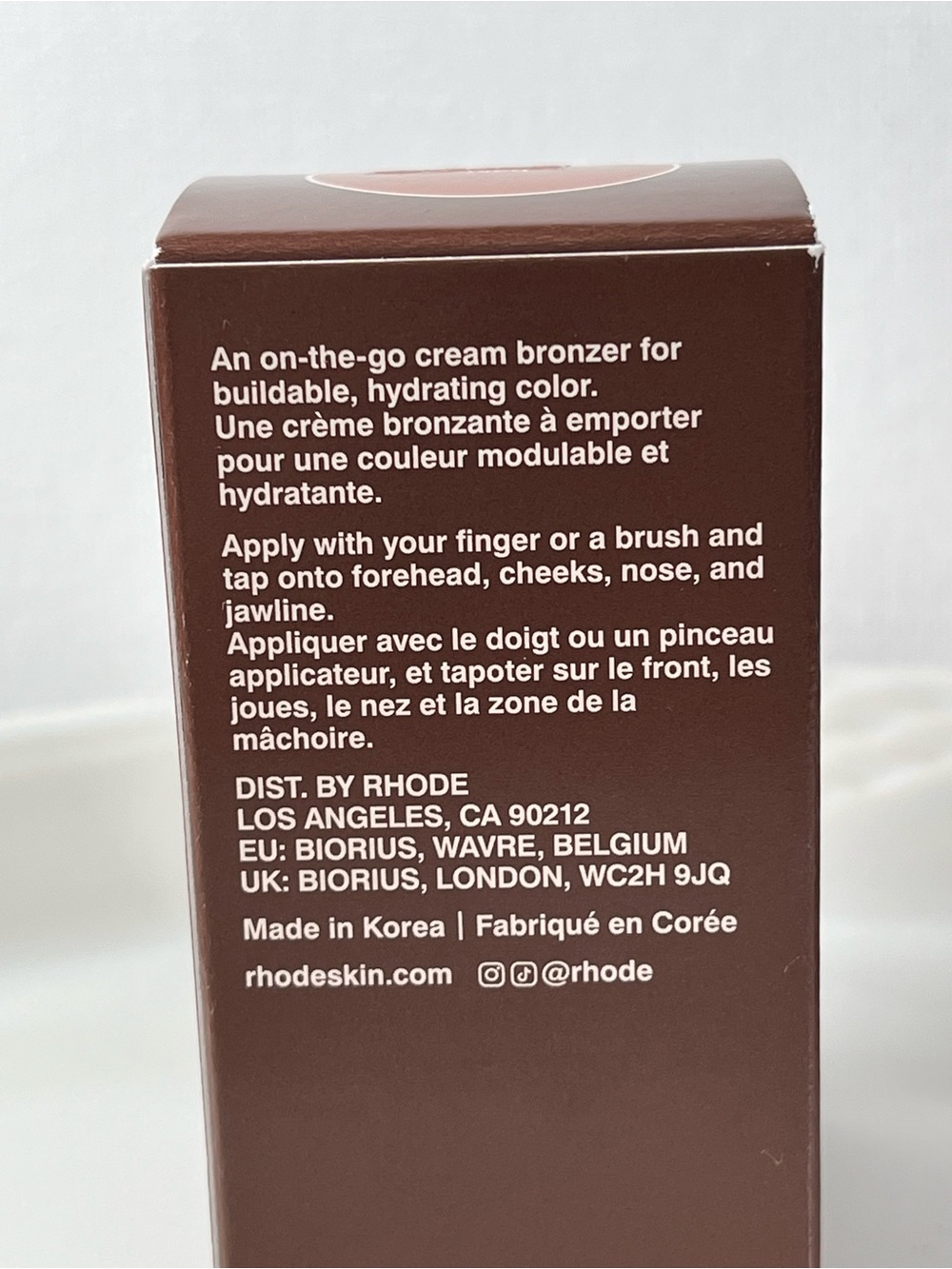 New In Box Rhode Pocket Skin Bronzer Bake Makeup Contour - Picture 3 of 7